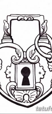 Fotó egy kulcslyuk tetoválásról 2018.08.25. №113 - kulcslyukos tetoválás -