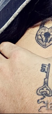 Татуировка с ключалка