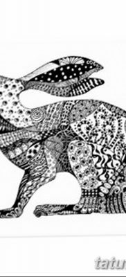 fotografija tetovaže zeca od 02.09.2017. br. 067 - tetovaže zec -