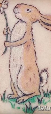 fotografija tetovaže zeca datirana 09.02.2017. №087 - tetovaže zec -
