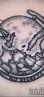 fotó a földgömb tetoválásról, 2018. 04. 16 -án, №154 - tetoválógömb -