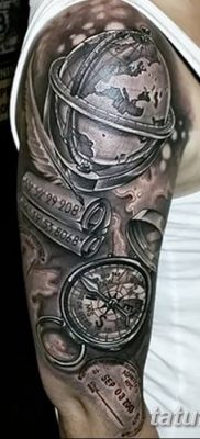 fotó a földgömb tetoválásról, 2018. 04. 16 -án, №022 - tetoválógömb -