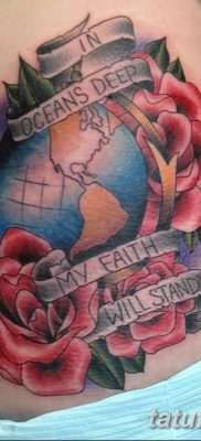 fotó a földgömb tetoválásról, 2018. 04. 16 -án, №074 - tetoválógömb -
