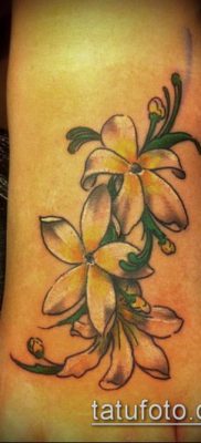 татуировка жасмин # 988 е готина версия на модела, която може да се използва добре за трансформиране и прилагане като жасминова татуировка на ръката