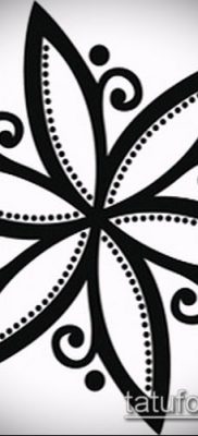 татуировка жасмин # 379 е достойна версия на модела, който може лесно да се използва за промяна и нанасяне като жасминова татуировка на ключицата