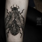 fekete bogár tetoválás
