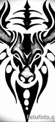 fotó a Bika tetoválásról, 2017.10.21. 004 sz. - Bika tatu -