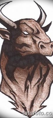 fotó a Bika tetoválásról, 2017.10.21., 013. sz. - Bika tatu -