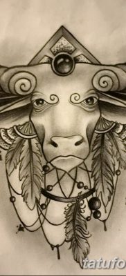 fotó a Bika tetoválásról, 2017.10.21. 016 sz. - Bika tatu -