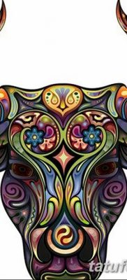 fotó a Bika tetoválásról, 2017.10.21. 017 sz. - Bika tatu -