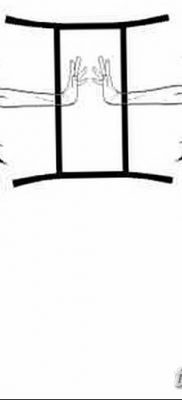 fotó tetováló jel az Ikrek állatövről 2017.10.21 -től №019 - az Ikrek állatöv tetováló jele