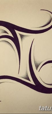 fotó Ikrek állatövi tetoválójel 2017.10.21 -től №001 - Gemini állatöv tetováló jele