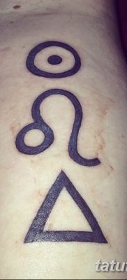 fotó Oroszlán állatöv tetováló jele 2017.10.21 -től №008 - Oroszlán állatöv tetováló jele