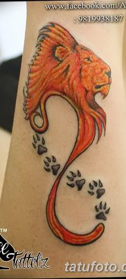 fotó Oroszlán állatövi tetoválásjel 2017.10.21 -től №009 - Oroszlán állatöv tetováló jele