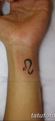 fotó Oroszlán állatöv tetováló jele, kelte: 2017.10.21. №021 - Oroszlán állatöv tetoválójele