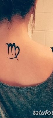 fotó a Szűz állatöv tetováló jele 2017.10.21 -től №011 - a Szűz állatöv tetováló jele
