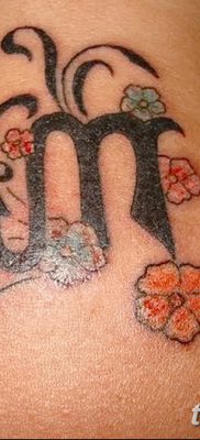 fotó a Szűz állatöv tetováló jele 2017.10.21 -től №024 - a Szűz állatöv tetováló jele