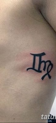 fotó a Szűz állatöv tetováló jele 2017.10.21 -től №004 - a Szűz állatöv tetováló jele