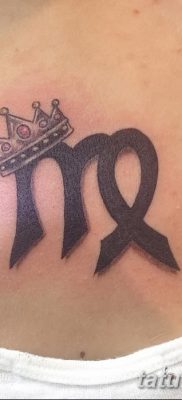 fotó a Szűz állatöv tetováló jele 2017.10.21 -től №005 - a Szűz állatöv tetováló jele