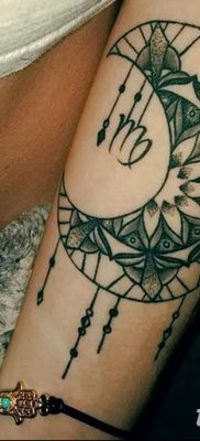 fotó a Szűz állatöv tetováló jele 2017.10.21 -től №007 - a Szűz állatöv tetováló jele