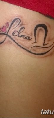 fotó tetováló jel a Mérleg állatövből 2017.10.21 -től №018 - a Mérleg állatöv tetováló jele