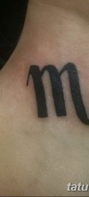 fotó tetováló jel a Skorpió állatövtől 2017.10.21 -től №004 - a Skorpió állatöv tetováló jele
