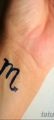 fotó Skorpió állatöv tetováló jele 2017.10.21 -től №014 - Skorpió állatöv tetováló jele