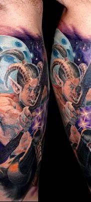 fotó a Nyilas állatöv tetováló jele 2017.10.21 -től №016 - a nyilas állatöv tetováló jele