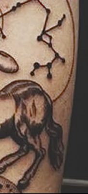 fotó a Nyilas állatöv tetováló jele 2017.10.21 -től №018 - a nyilas állatöv tetováló jele