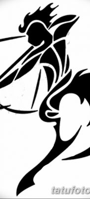 fotó tetoválás jel a nyilas állatövből 2017.10.21 -től №002 - a nyilas állatöv tetováló jele