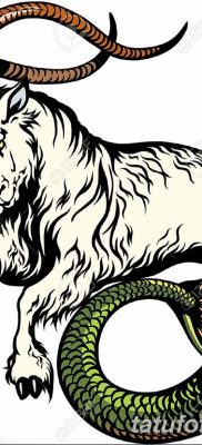 fotó tetoválásjel a Bak állatövről 2017.10.21 -től №019 - a Bak állatöv tetováló jele