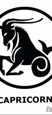 fotó tetoválásjel a Bak állatövről 2017.10.21 -től №020 - a Bak állatöv tetováló jele