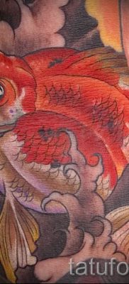 Aranyhal tetoválás fotója a tetoválás tervezéséről szóló cikkhez - tatufoto.ru - 35