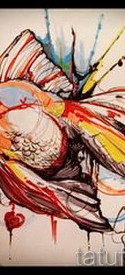 Fotó egy aranyhal tetoválásról a tetoválás tervezéséről szóló cikkhez - tatufoto.ru - 8