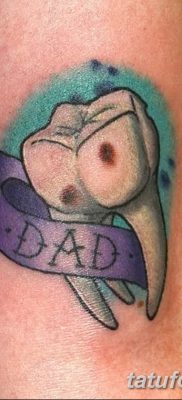 fotó egy fogtetoválásról, kelte: 2017. 09. 13. №123 - tetovált fog -