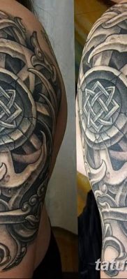 fotó a Svarog csillag tetoválásról, 2018. 06. 06. №078 - Svarog csillag tetoválása -