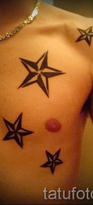 Fotó a csillag tetoválásról a kulcscsonton - példa 17122015 80. számból