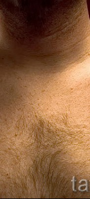 Fotó a csillag tetoválásról a kulcscsonton - példa 17122015 62. szám