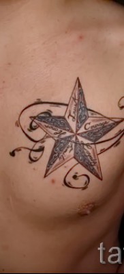 Fotó a csillag tetoválásról a kulcscsonton - példa 17122015 56. sz