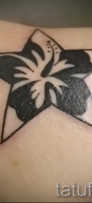 Fotó a csillag tetoválásról a kulcscsonton - példa 17122015 53. sz