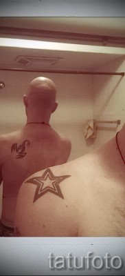 Fotó a csillag tetoválásról a kulcscsonton - példa 17122015 43. sz