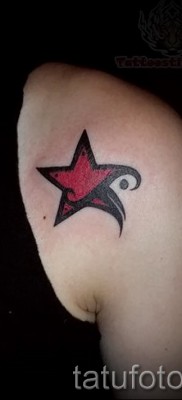 Fotó a csillag tetoválásról a kulcscsonton - példa 17122015 -ből # 35