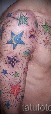 Fotó a csillag tetoválásról a kulcscsonton - példa 17122015 33. sz