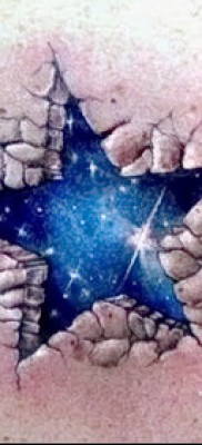 Fotó a csillag tetoválásról a kulcscsonton - példa 17122015 26. szám