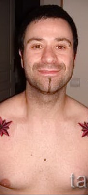 Fotó a csillag tetoválásról a kulcscsonton - példa 17122015 22. szám