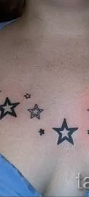 Fotó a csillag tetoválásról a kulcscsonton - példa 17122015 11. szám