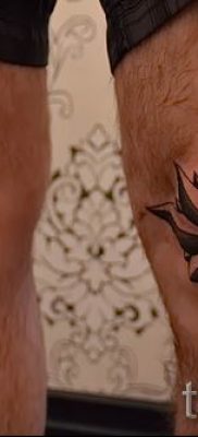 снимка на звездна татуировка на коленете за статия за значението - tatufoto.ru - 14
