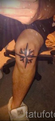 снимка на звездна татуировка на колене за статия за значението - tatufoto.ru - 10