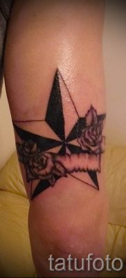 Fotó a csillag tetoválásról a könyökön a tetoválás tervezéséről szóló cikkhez - tatufoto.ru - 6