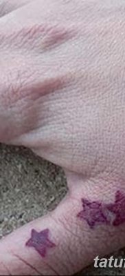 fotó a csillag tetoválásról a karon, 2017.12.21. №079 - tetovált csillagok a kezén -